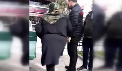 Eşini yeni kaybeden kadın, kendisini rahatsız eden adamı evire çevire böyle dövdü