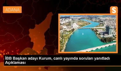 İBB Başkan adayı Kurum, canlı yayında soruları yanıtladı Açıklaması