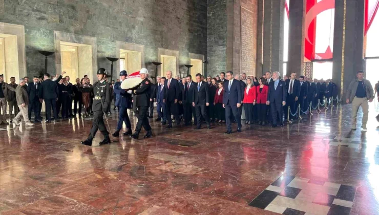 TBMM Başkanı Numan Kurtulmuş, Anıtkabir’deki törene katıldı