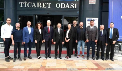 Denizli Ticaret Odası Başkanı, Litvanya Büyükelçisi’nden vize sorununun çözülmesi için destek istedi