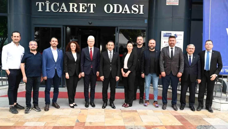 Denizli Ticaret Odası Başkanı, Litvanya Büyükelçisi’nden vize sorununun çözülmesi için destek istedi