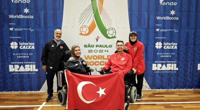 Havva Alyurt, Brezilya’da düzenlenen Boccia Cup Şampiyonası’nda dünya şampiyonu oldu