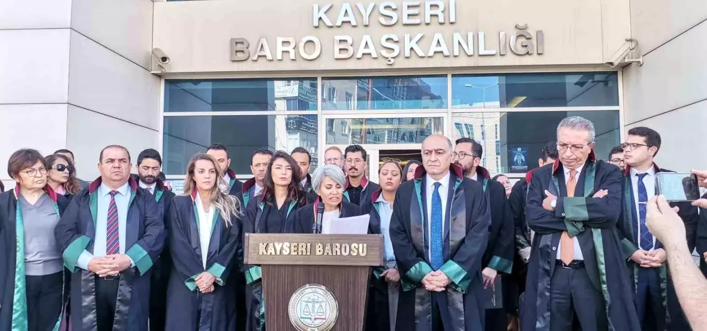 Kayseri Barosu’ndan Kadına Yönelik Şiddete Karşı Sert Mesaj